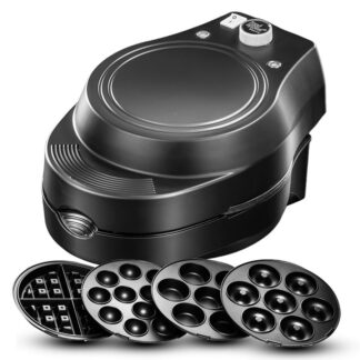 מכשיר להכנת מאפים עם 4 פלטות מתחלפות ANYBAKE מבית Food appeal ANYBAKE - Multi Baker מכשיר אחד, אינסוף פינוקים קינוחים מוכנים תוך דקות: מערכת אחת להכנת מגוון קינוחים בקלות: 7 מיני דונאטס, 7 מיני מאפינס, 12 קייק-פופס ו-4 וופלים בלגיים. אין צורך בהכנות מורכבות! פשוט מכניסים את הפלטות הרצויות, מחברים לחשמל ומתחילים לאפות. ביצועים ועמידות ללא פשרות עוצמה חזקה: הספק עוצמתי של 1000 וואט המבטיח ביצועים גבוהים, עבודה מהירה ותוצאות מושלמות בכל שימוש. עמידות לאורך זמן: גוף המכשיר עשוי פלדת אל-חלד (נירוסטה) איכותית, הכוללת ציפוי צבע ייחודי בסגנון רטרו המעניק למטבח מראה יוקרתי ונוסטלגי. פלטות נשלפות: המכשיר כולל פלטות ייעודיות ומתחלפות להכנת מיני דונאטס, מיני מאפינס ומיני וופל. הכל במכשיר אחד (All-In-One): מערכת מושלמת להכנת קינוחים שתופסת מקום מינימלי על השיש שלכם ומספקת תוצאות מקצועיות. ציפוי Non-Stick (מונע הידבקות): הפלטות הנשלפות מצופות בשכבת נון-סטיק איכותית המאפשרת הוצאה קלה של הקינוחים ושמירה על צורתם. הפלטות נשלפות בקלות ובטוחות לשטיפה במדיח הכלים לניקוי מהיר וללא מאמץ. תכולת המוצר: 8 פלטות נשלפות (4 זוגות): 2 פלטות למיני דונאטס 2 פלטות למיני מאפינס 2 פלטות למיני קייק-פופס 2 פלטות למיני וופל *המוצר מגיע עם הצעות למתכונים* אופן הטיפול: המכשיר לא מתאים לשימוש במדיח כלים, יש לנקות עם מטלית לחה