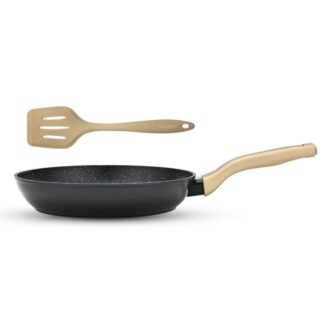 מהר מהר לפני שיגמר מבצע שווה במיוחד ! סדרת כלי הבישול IMPERIAL מציעה חוויית בישול ייחודית, המשלבת עיצוב אלגנטי עם ביצועים מתקדמים. הסדרה מיוצרת מחומרים איכותיים ומצטיינת בציפוי עמיד ומוליכות חום מושלמת, המבטיחים תוצאות מושלמות בכל שימוש. תכונות המוצר: איכות ללא פשרות – כלי הבישול עשויים מחומרים מתקדמים להולכת חום אחידה ולמניעת התחממות יתר. ציפוי נון-סטיק עמיד – מאפשר בישול מופחת בשמן וניקוי קל ומהיר. ידיות ארגונומיות – מעניקות אחיזה נוחה ובטוחה, גם בחום גבוה. מתאימה לכל סוגי הכיריים – כולל אינדוקציה, גז, חשמל וקרמי. עיצוב יוקרתי – משתלב באופן מושלם בכל מטבח מודרני. לא מתאים לתנור מידות המוצר: מחבת 20 ס"מ + תרבד סיליקון הרכב החומר: אלומיניום אופן הטיפול: לא מומלץ לשימוש במדיח, שטיפה ידנית בלבד 12 חודשי אחריות יבואן רשמי בטיפול נכון.