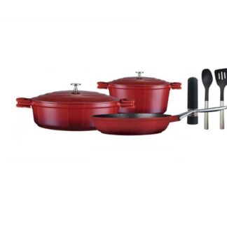 סט סירים אדום סולתם