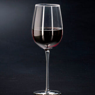 שישיית גביעי יין מבית פוד אפיל כוס כוס יין בנפח 440 מ"ל בגווני שחור מעושן ועדכני