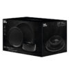 סט צלחות שחורות מקרמיקה 18 חלקים BLACK GRANITE