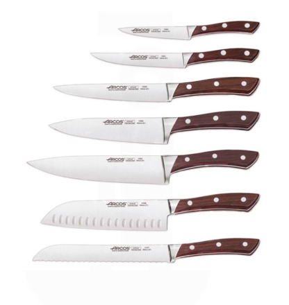 סדרת סכיני ארקוס היוקרתית במראה טבעי באיכות מעולה, ידית עץ ועכשיו במבצע נוספת