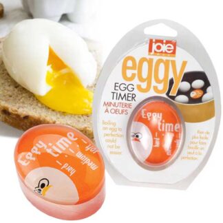טיימר להכנת ביצים רכות או קשות המשנה את צבעו תוך כדי הבישול יחד עם הביצים