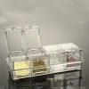 ערכת אחסון והגשה לתבלינים ומזון יבש + מעמד.