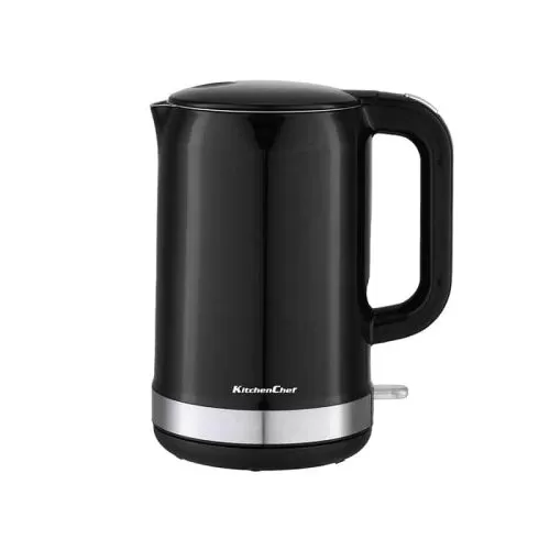 קומקום חשמלי נשלף שחור ואיכותי בנפח 1.7 ליטר מבית KITCHEN CHEF