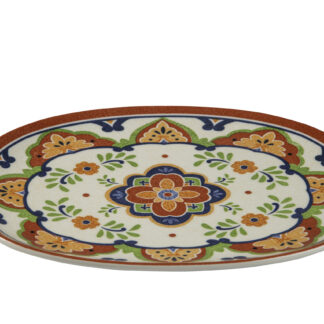 צלחת אובלית 25 ס"מ להגשת אורז סלטים עלי גפן בורקסים עוגיות פיצוחים ועוד