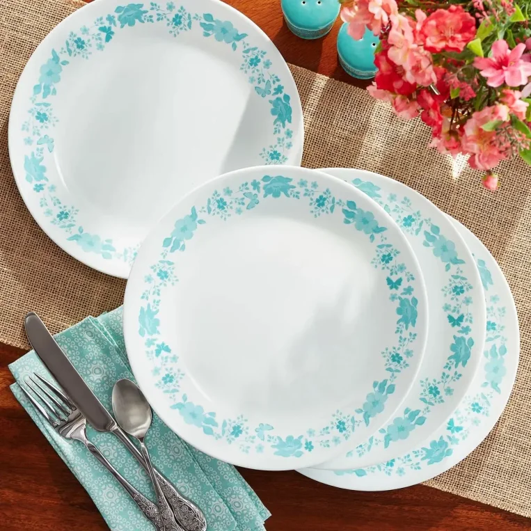 סט צלחות קורנינג CORELLE® - Pioneer woman Teal