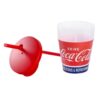 כוס שתייה רב פעמית עם מכסה וקש - Coca-Cola® Snips