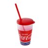 כוס שתייה רב פעמית עם מכסה וקש - Coca-Cola® Snips