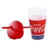 כוס שתייה רב פעמית עם מכסה וקש - Coca-Cola® Snips