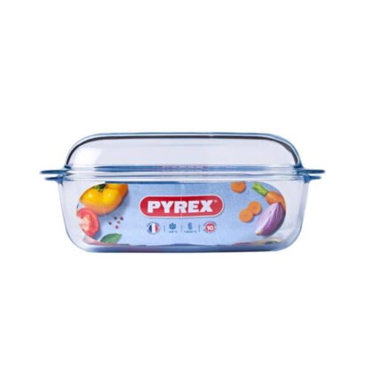 תבנית פיירקס עם מכסה לתנור - PYREX
