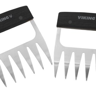 עשוי מנירוטסה + ידית פלסטיק . מידות : 11x12.5 ס"מ. משקל 240 גרם לזוג .