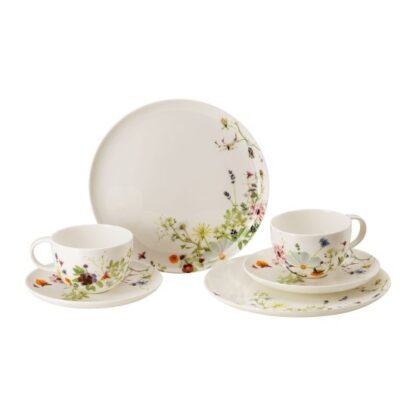 צלחות פורצלן גרמני - Rosenthal villeroy boch Grand Air