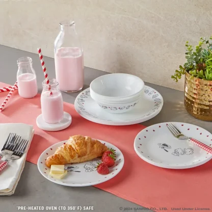 סט צלחות Corelle by Corning  דגם Hello Kitty