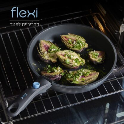 סט סירים 11 חלקים עם 2 ידיות נשלפות - FLEXI FOOD APPEAL
