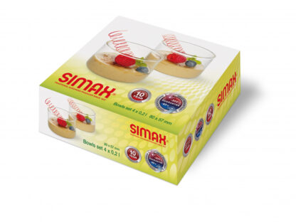 סט 4 קעריות מיני 0.2 ליטר SIMAX קינוחים