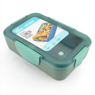 קופסה לאוכל רב שימושית - LUNCH BOX  הקופסה שמאפשרת לנו לקחת בכל יום משהו אחר לכל מקם שאנחנו הולכים  אם אם אתם אוהבים אוכל בריא, נקי, מסודר ובסטייל אתם חייבים קופסה כזו !  תכונות מוצר:   מידות המוצר: אורך 21.5 ס"מ, רוחב 14.5 ס"מ, גובה 6 ס"מ סגירה הרמטית – אפס נזילות. בטוח בתיק! מכסה עם גומיית סיליקון לאטימות מוחלטת מחלק פנימי הניתן להסרה - חלוקה ל-2 תאים או לתא אחד בהתאם לצורך - אטימות מלאה בין התאים רגליות סיליקון המונעות החלקה עיצוב אוסטרלי צבעוני, כיפי וחדשני – שמתחשב גם בפרקטיקה  פלסטיק איכותי, בטוח לשימוש יומיומי (BPA Free)  רב פעמי, חסכוני, ושומר על הסביבה מתאים למדיח, מקפיא, מיקרוגל (ניתן לחמם עם מכסה סגור, ישנו שסתום המיועד למיקרוגל) 4 קליפסים לבטיחות מירבית 