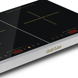 כירת אינדוקציה כפולה כפתורי מגע לשליטה ותפעול קל ונוח. צג דיגיטלי LED לבקרה ומעקב יעיל. כפתור נעילה – להגנה בטיחותית מפני ילדים. טיימר המאפשר כיבוי אוטומטי עד 180 דקות. 10 תכניות הפעלה משתנות + כפתור בוסט (טורבו). 10 מצבי טמפרטורה משתנים 240°-60°. משטח העשוי זכוכית קריסטלית חסינה. עיצוב חדשני ומבנה איכותי לאריכות שנים. נוחה ופרקטית לשימוש, הפעלה וניקוי. הספק: 3100W דגם: ATL-812 ברקוד: 7290018225745