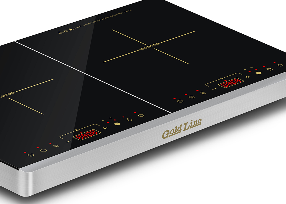 כירת אינדוקציה כפולה כפתורי מגע לשליטה ותפעול קל ונוח. צג דיגיטלי LED לבקרה ומעקב יעיל. כפתור נעילה – להגנה בטיחותית מפני ילדים. טיימר המאפשר כיבוי אוטומטי עד 180 דקות. 10 תכניות הפעלה משתנות + כפתור בוסט (טורבו). 10 מצבי טמפרטורה משתנים 240°-60°. משטח העשוי זכוכית קריסטלית חסינה. עיצוב חדשני ומבנה איכותי לאריכות שנים. נוחה ופרקטית לשימוש, הפעלה וניקוי. הספק: 3100W דגם: ATL-812 ברקוד: 7290018225745