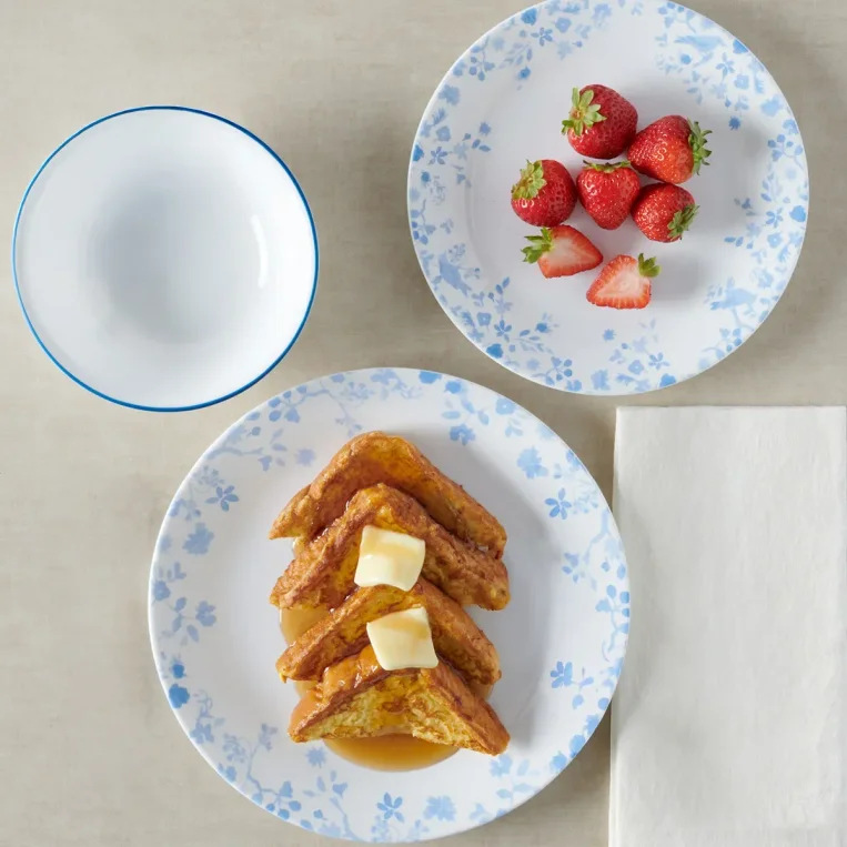 צלחות קורנינג חלקים Garden song Corelle by Corning