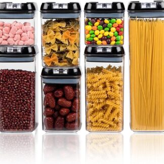 סט קופסאות אקרילי אחסון מזון וואקום 14 חלקים – Fresh&Lock לא בכל יום אנחנו מציעים איכות כזו בכזה מחיר !  קופסאות אחסון אקריליות לאחסון וסידור המטבח בצורה מושלמת  מארז 7 קופסאות הכולל:  2 קופסאות בנפח 0.5 ליטר  מידה: 10X10X10.5 ס"מ  2 קופסאות בנפח 800 מ"ל מידה: 10X10X15.5 ס"מ  2 קופסאות בנפח 1.2 ליטר מידה: 10X10X20.5  1 קופסה בנפח 1.9 ליטר מידה: 10X10X30.5 ס"מ  תכונות המוצר:  פתיחה מהירה וקלה  אטימות מלאה  עיצוב מודרני נקי ואלגנטי  ניתן להשתמש בהן באופן מודולרי לניצול שטח אחסון מירבי  אינו מכיל חומרים רעילים BPA FREE  מודולרי ניתן לאחסון אחד מעל השני  אינו מתאים לשימוש במיקרוגל ובתנור שטיפה ידנית מומלצת 