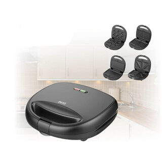 כל מה שאוהבים במכשיר אחד קטן ! טוסטר לחיצה עם 4 פלטות מתחלפות להכנת: וופל בלגי טוסט פסים טוסט משולשים דונאטס תכונות המוצר: פלטות נון סטיק איכותיות מונעים הדבקות המזון ומאפשרי ניקוי קל במיוחד. מתחלפות ומתפרקות בקלות להחלפה מהירה קלה ונוחה וציפוי מיוחד הספק גבוה של 800W הטוסטר מתחמם במהירות ומאפשר הכנה מהירה עד פי 4 מתנור עיצוב מודרני וקומפקטי שמתאים לכל מטבח גם בבית וגם במשרד אפשרות לאחסון בעמידה, חוסך מקום במטבח צבע: שחור 12 חודשי אחריות יבואן רשמי