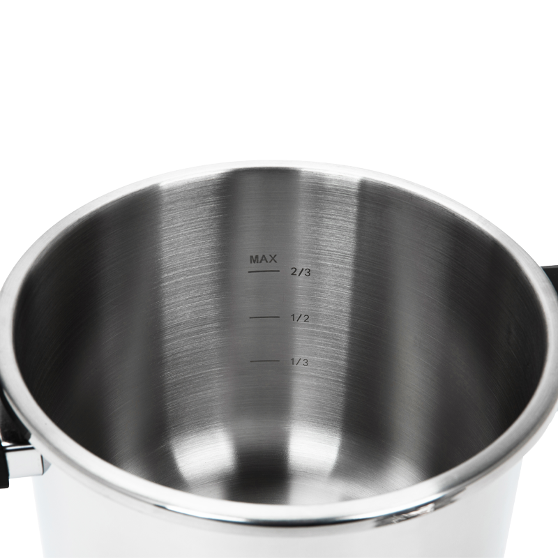 סיר לחץ בטיחותי מידות שונות - ROSO Silver Pro