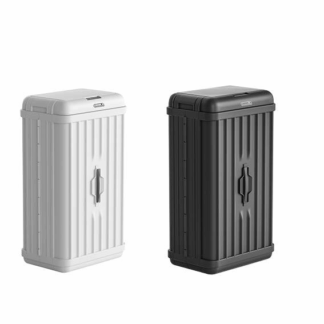 הפח שהולך אתך לכל מקום. לפעמים מצליחים להפתיע גם אותנו והפעם עם הפח למטבח של La-Kitchenette  העיצוב הייחודי המדמה מזוודה בנפח הגדול ובעיקר בעובדה שהוא מתקפל ויכול ללכת אתנו לפיקניק לכנרת בעצם לאן שבא לנו  תכונות המוצר:  נפח 50 ליטר  חומר ABS איכותי גמיש ועמיד  פתיחה אלקטרונית עם סוללות AA  עמיד למים ולשמש  ניתן לשימוש במרפסות וחצרות  מתקפל וקל מאוד לניוד  ידית נשיאה בדיוק כמו במזוודה  כולל פח פנימי  צבעים לבחירה שחור / לבן  12 חודשי אחריות יבואן רשמי בשימוש נכון.