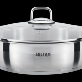 סיר נירוסטה לדגים מבית סולתם אוהבים לבשל בנירוסטה ? סוף סוף יש לנו גם סוטז שמתאים להכנת קציצות, דגים ואפילו ממולאים שאנחנו אוהבים. תכונות המוצר: מידות: קוטר 32 ס"מ גובה 8.5 ס"מ נפח הסיר: 6 ליטר עשוי נירוסטה איכותית 18/10 מושלמת לכלי בישול ידיות קרות המאפשרות ניוד בטוח תחתית הסיר עשויה 3 שכבות המוצמדות בטכנולוגיית היצור המתקדמת Impact bonding מקנה חוזק מרבי לתחתית, פיזור חום אחיד והולכת חום גבוהה במיוחד החוסכת באנרגיה. הסירים ניתנים לשימוש בכל סוגי הכיריים כולל אינדוקציה, ניתן לשימוש בתנור ולשימוש במדיח הכלים