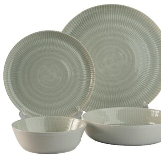 סט צלחות 24 חלקים ל-6 סועדים New Bone China Arcosteel