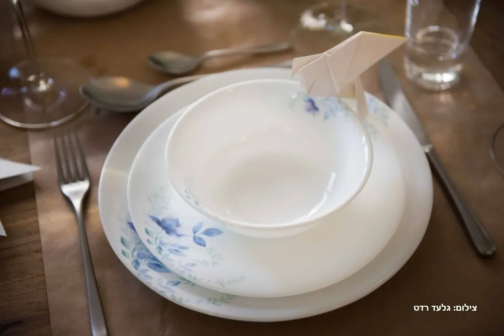 צלחות קורל מבית קורנינג דגם CORELLE® - Blue Floral