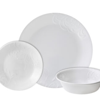 סט צלחות 12 חלקים, Madeline ®CORELLE