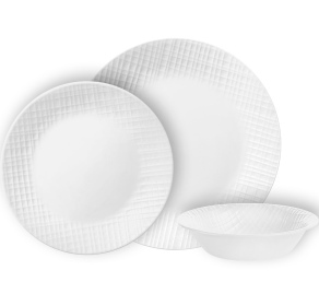 צלחות קורנינג Corelle Linen Weave